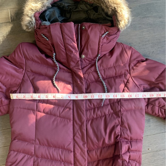 Burgundy Columbia Winter Jacket Women’s S w/ Faux Fur Hood Linning - Picture 3 of 11